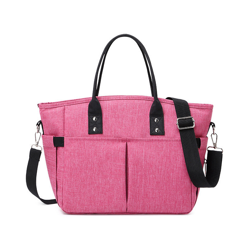LWomen Large Capacity Lunch Box Insulated Bag Ladies Picnic Food Shoulder Bags