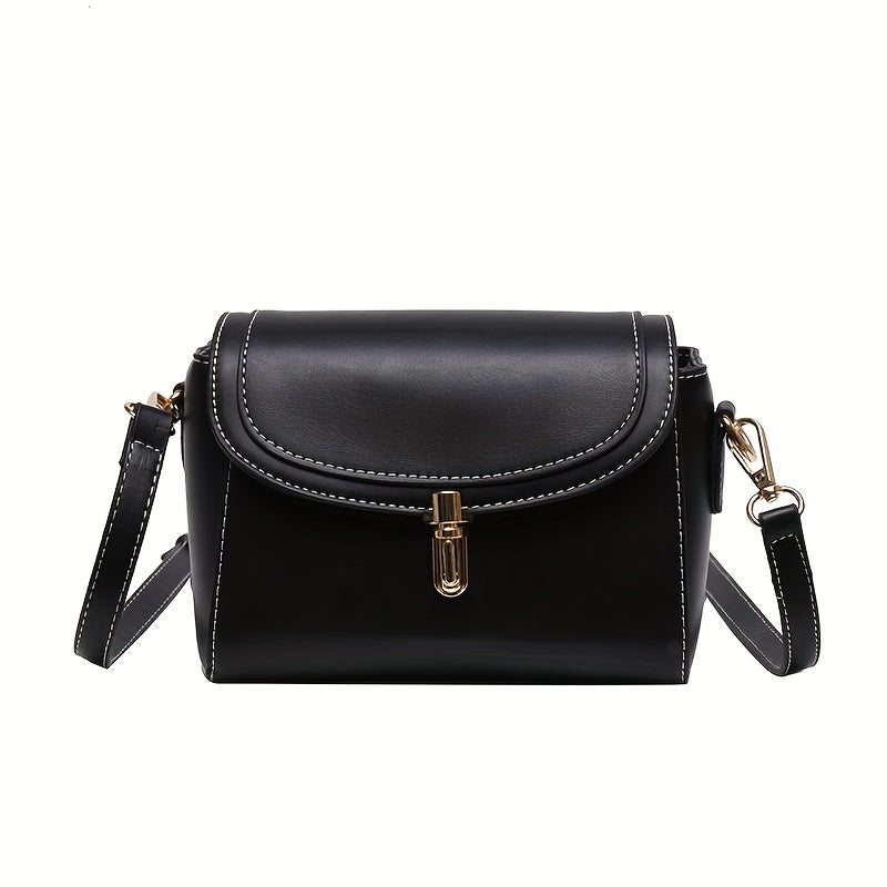 PU Women's Shoulder Bag, Large Capacity, Comfortable And Versatile, Small Square Bag