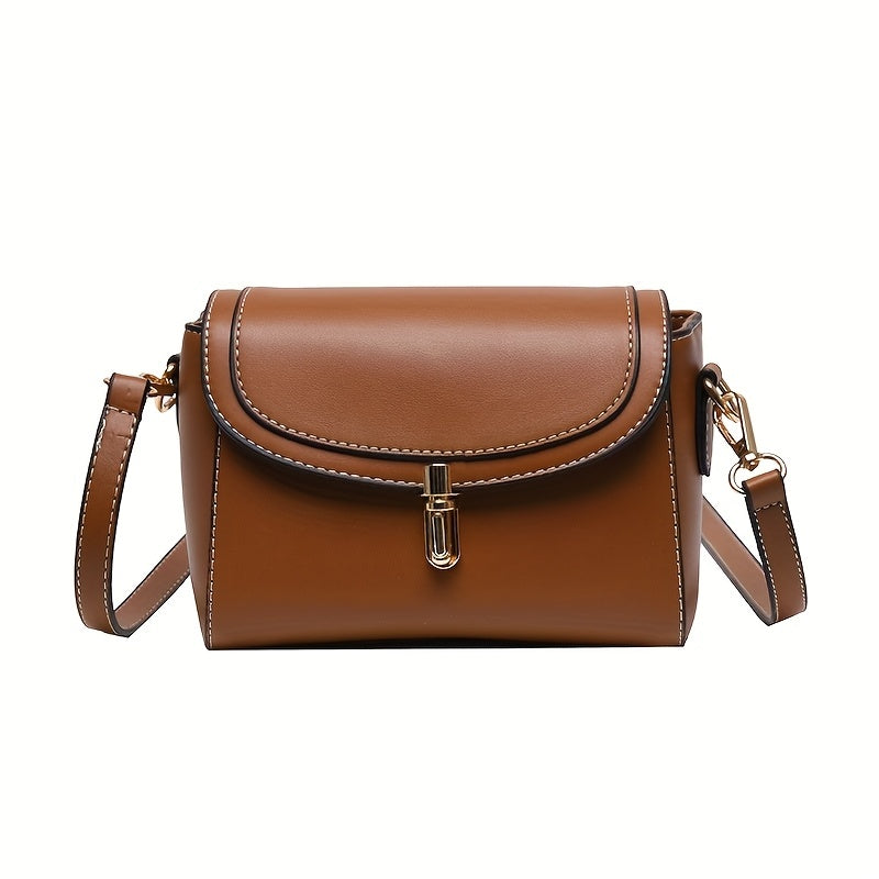 PU Women's Shoulder Bag, Large Capacity, Comfortable And Versatile, Small Square Bag