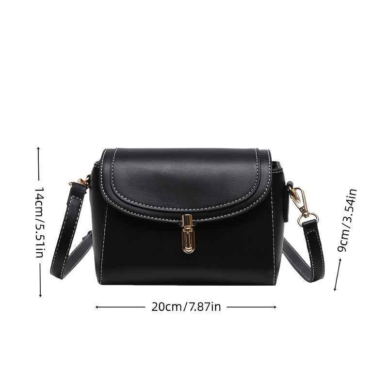 PU Women's Shoulder Bag, Large Capacity, Comfortable And Versatile, Small Square Bag