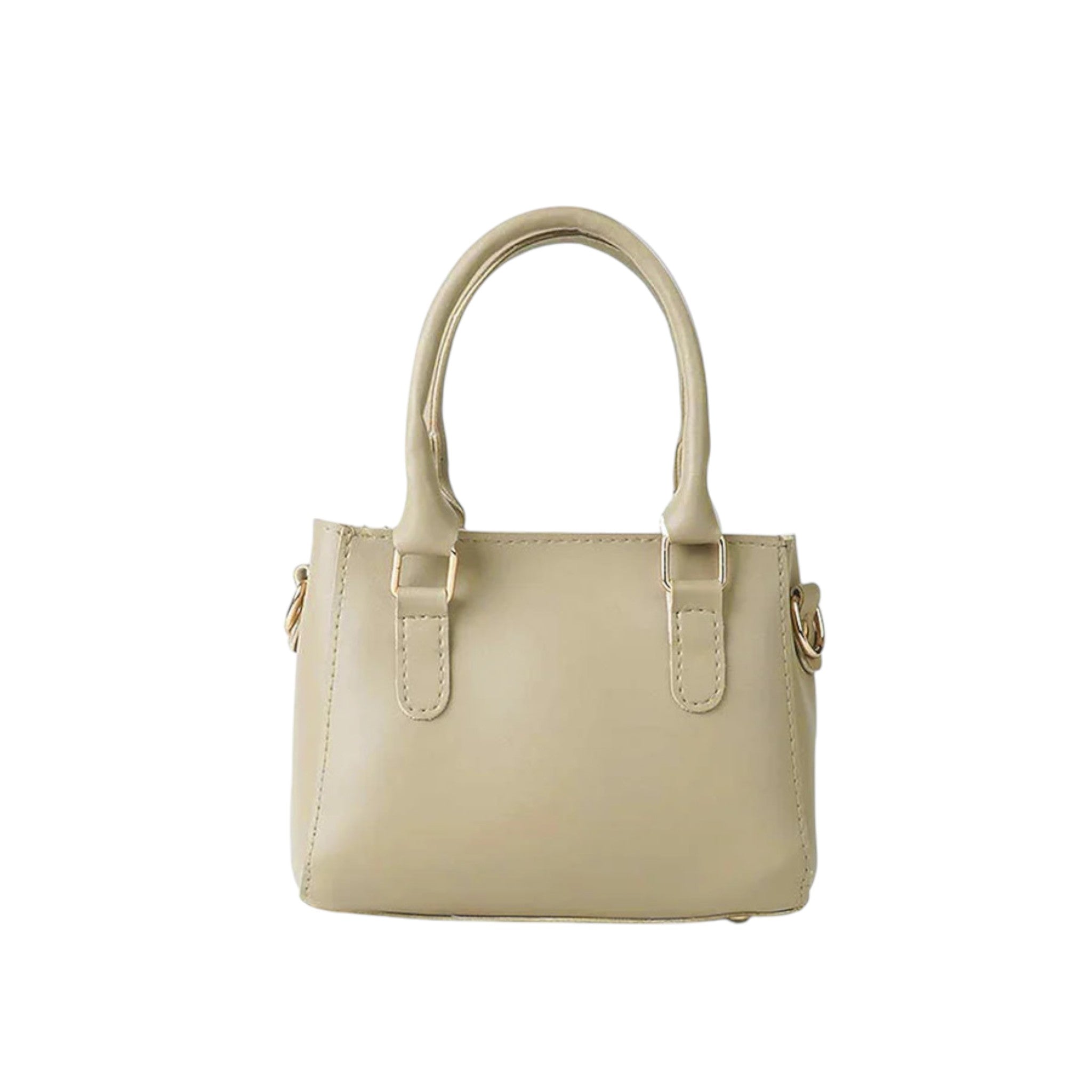 Faux Leather Coco Beige Handbag