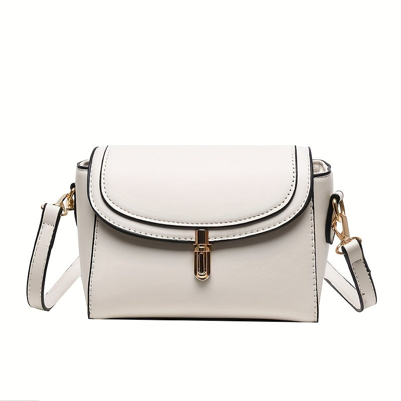 PU Women's Shoulder Bag, Large Capacity, Comfortable And Versatile, Small Square Bag
