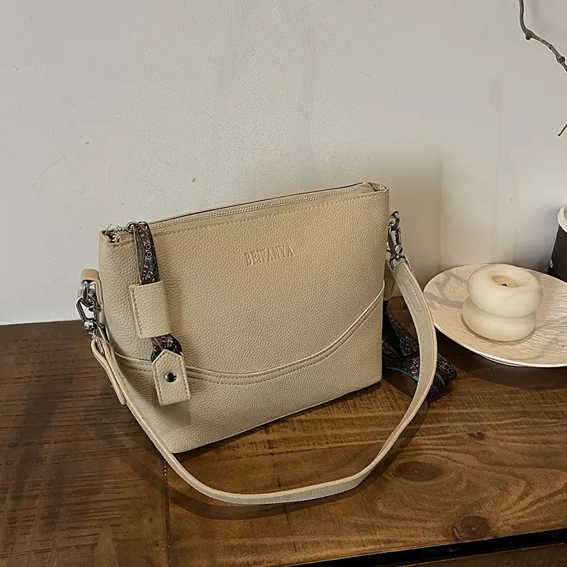Women's Elegant Ethnic Embroidery Shoulder Strap Bag Large Capacity Crossbody Bag